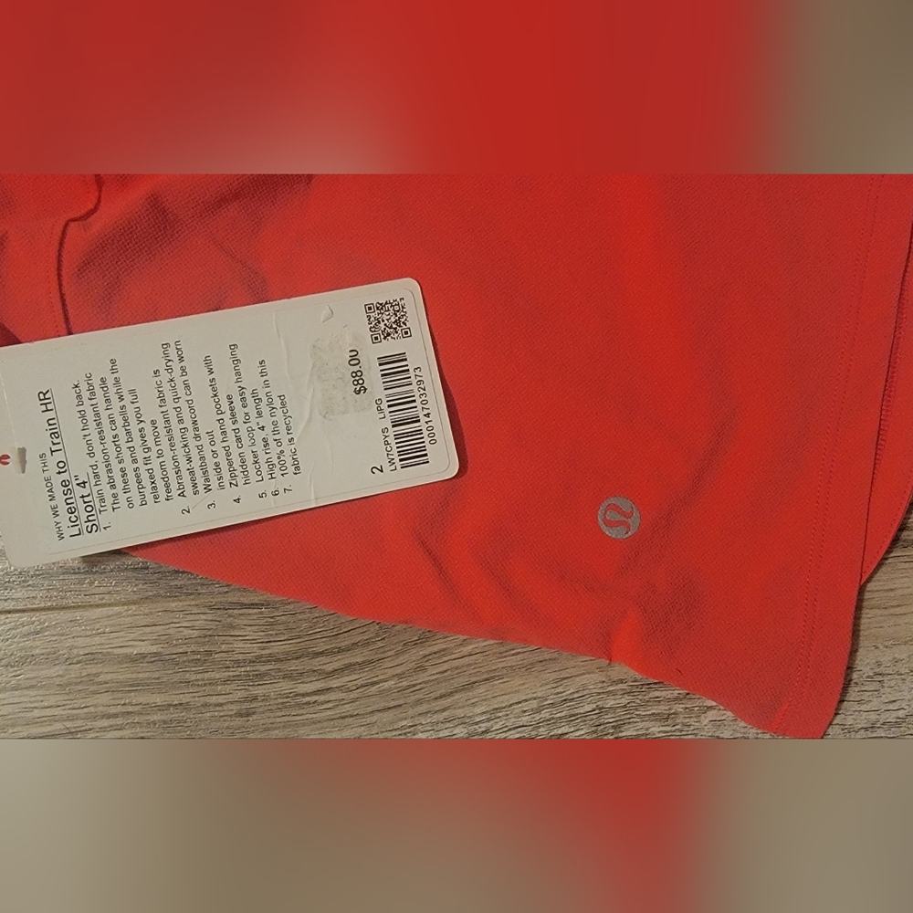 Lululemon Athletica Hot Pink Athletic Shorts - Picture 3 of 5